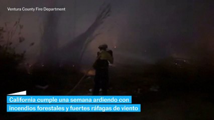 Nuevo incendio en Ventura, California