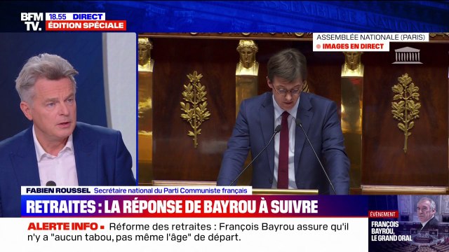 Motion de censure: En l'état actuel des choses, nous la voterions , affirme Fabien Roussel (PCF)