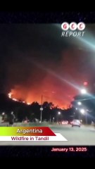 Argentina Tandil Wild Fire