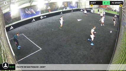 Faute de Mathias B - Scet