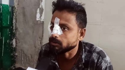 कार गैरेज संचालक का मांझे से चेहरा कटा - बाइक से जाते समय उड़कर चेहरे में आ गई पतंग की डोर  भिलाई
