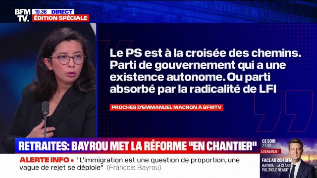 Déclaration de politique générale de François Bayrou: Le Premier ministre n'a pas manqué d'habileté , estime un proche d'Emmanuel Macron