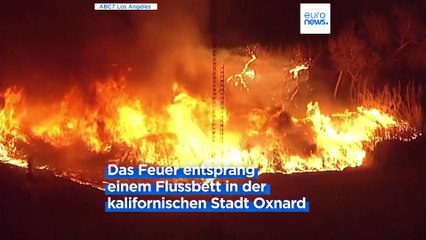 Kalifornien: Neues Feuer in Ventura County