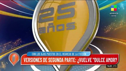 ¿Vuelve Dulce Amor? La palabra de Sebastián Estevanez