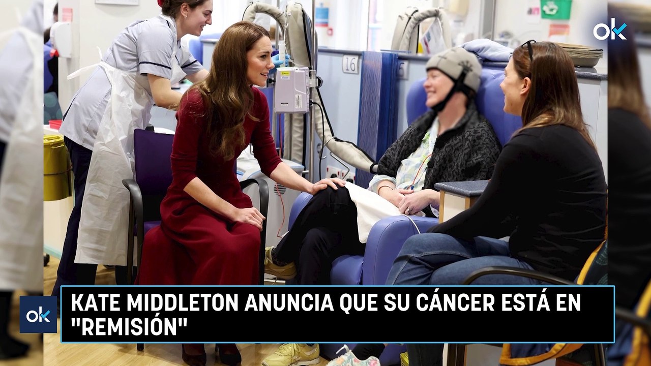 Kate Middleton anuncia que su cáncer está en "remisión"