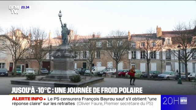 Une journée de froid polaire en France, avec des températures descendant jusqu'à -10°C
