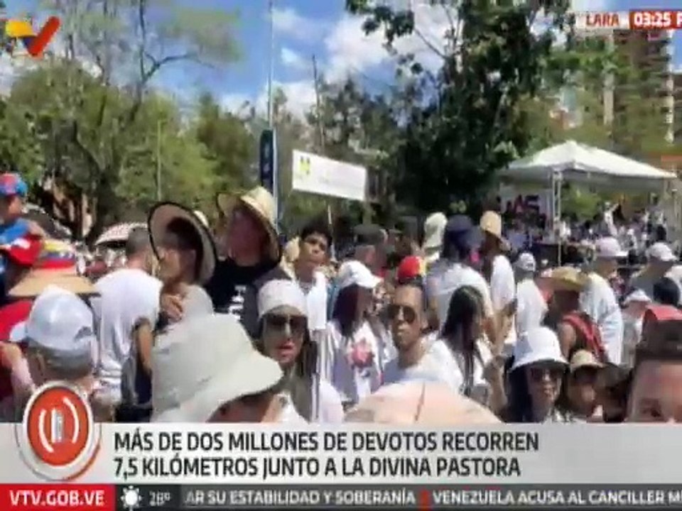 Lara | Feligreses de toda Venezuela se congregan en la precesión N.º 167 de la Divina Pastora