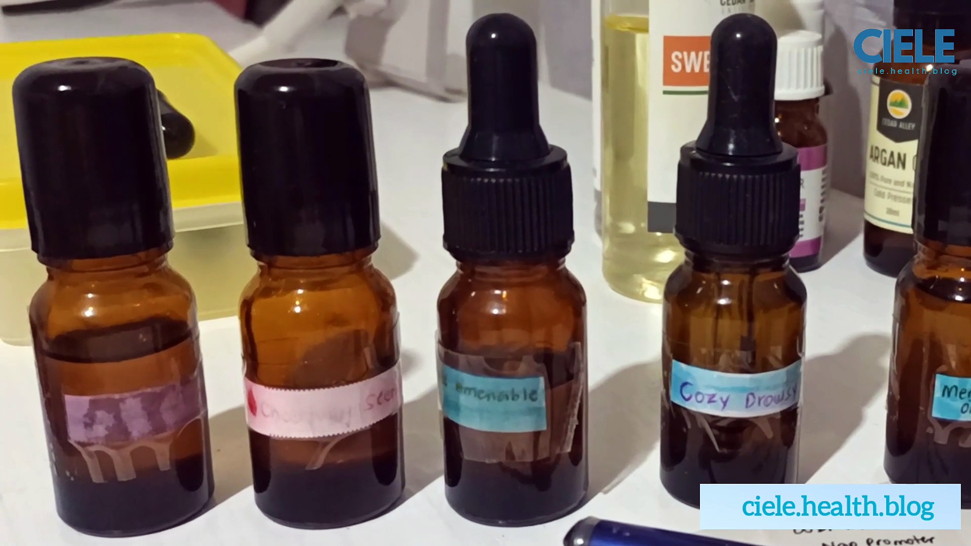 How To Make Handwritten Labels For Calming Aromatherapy Projects