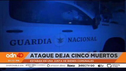 Ataque armado durante junta comunal deja cinco muertos en Huitzilac