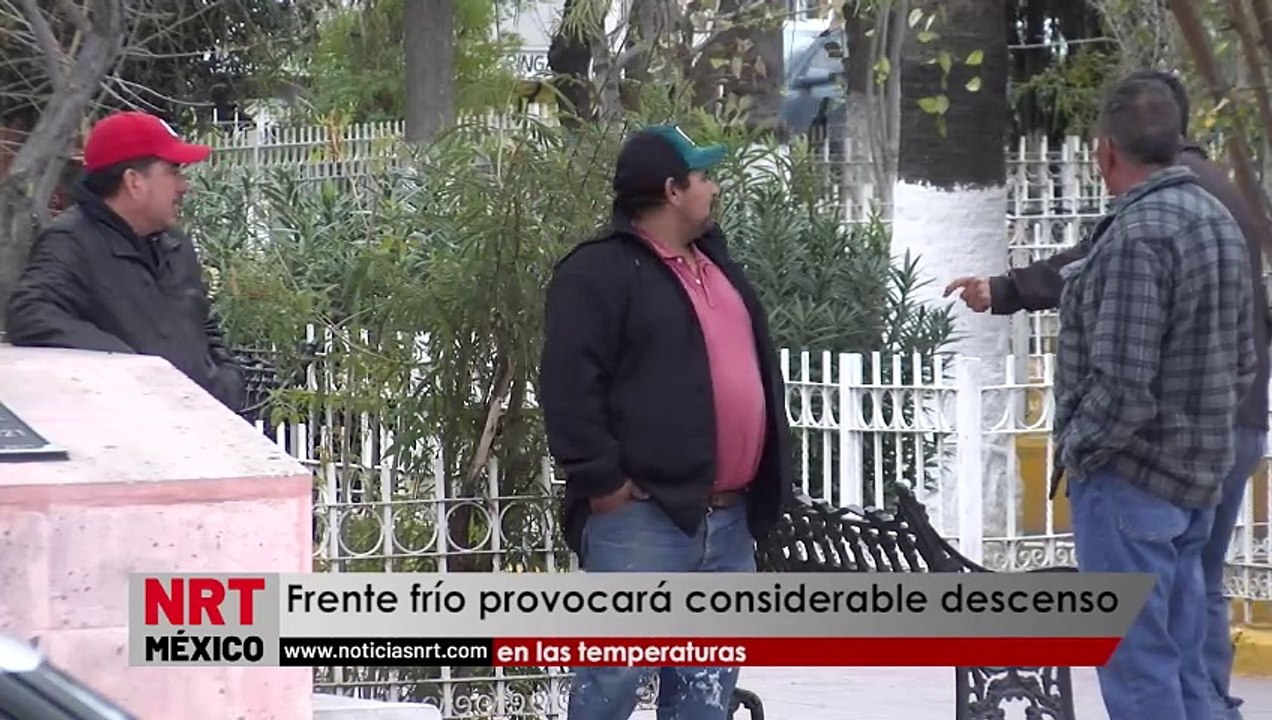 Frente frío provocará considerable descenso en las temperaturas
