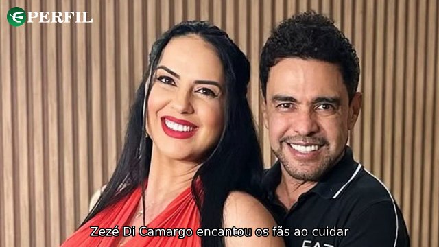 Emoção em família: Zezé Di Camargo, Arleane e Palomma mostram o amor pelos filhos