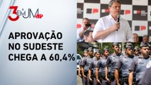 53% dos brasileiros aprovam gestão de Tarcísio com PM de SP, diz pesquisa