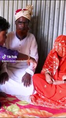 Old man Weds with bwauty