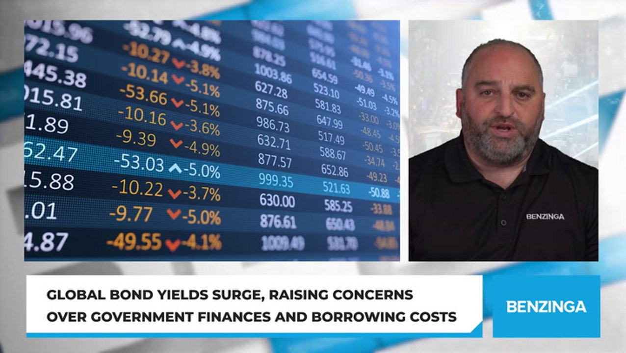 Global Bond Yields Surge, Raising Concerns Over Government Finances And Borrowing Costs