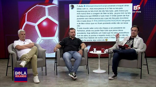 DUDU VOLTA A ATACAR LEILA PEREIRA, QUE DEVE PROCESSAR ATACANTE | BOLA ROLANDO