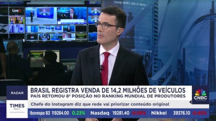 No acumulado do ano, houve crescimento de 9,7% na produção de carros, diz presidente da Anfavea