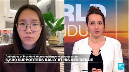 Clashes as S. Korean investigators attempt to arrest President Yoon