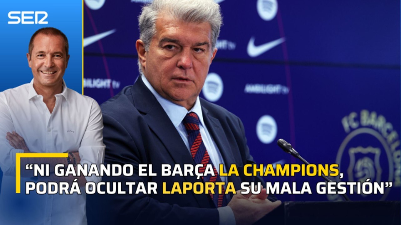 Manu Carreño: “Ni ganar la Champions va a poder tapar la mala gestión económica de Joan Laporta al frente del Barça”