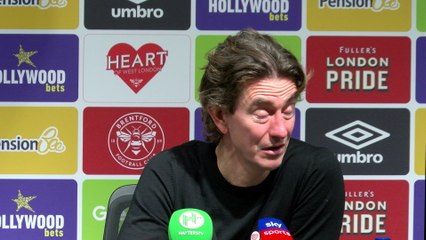 Thomas Frank on creating chances and coming from behind for a 2 - 2 result