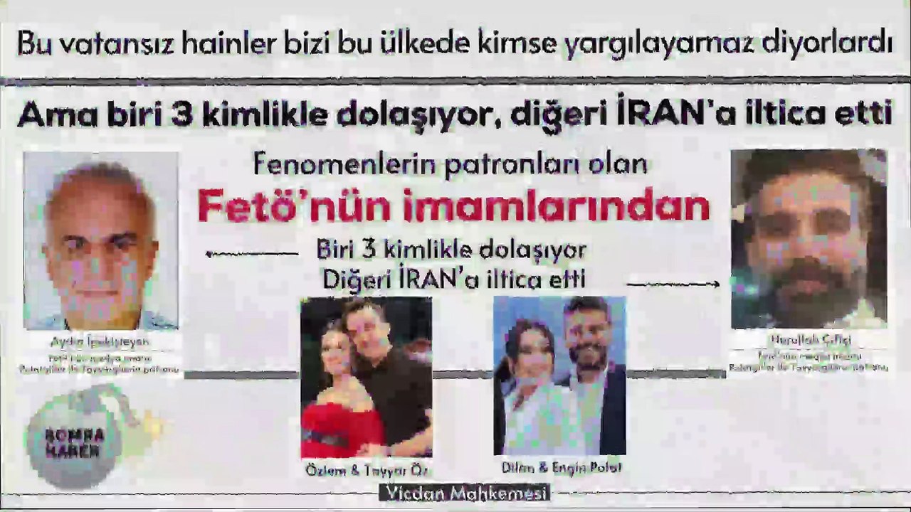 601 - Fetö'cü imam Aydın İpekişleyen 3 KİMLİK'le dolaşıyor Hain Nurullah Çiftçi ise İRANa iltica ettim diyor