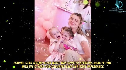 Jeremy Allen White and Daughter Ezer, 6, Step Out