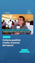 Cañeros pedirán nivelar el precio del etanol
