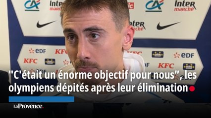"C'était un énorme objectif pour nous”, les olympiens dépités après leur élimination