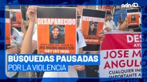 La violencia en Sinaloa afecta la búsqueda de desaparecidos, colectivos suspenden búsquedas