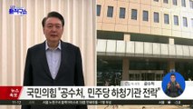 국민의힘 “공수처, 민주당 하청기관 전락”