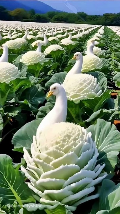how will the fruits look by ai with baby and duck