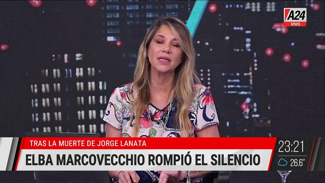 🔴ELBA MARCOVECCHIO ROMPIÓ EL SILENCIO POR PRIMERA VEZ TRAS LA MUERTE DE LANATA JUNTO A ÁNGEL DE BRITO
