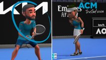 Australian Open turns tennis players into Wii cartoons in hilarious AI streaming move