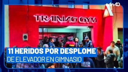 Elevador se desploma en gimnasio de Hidalgo, hay al menos 11 heridos