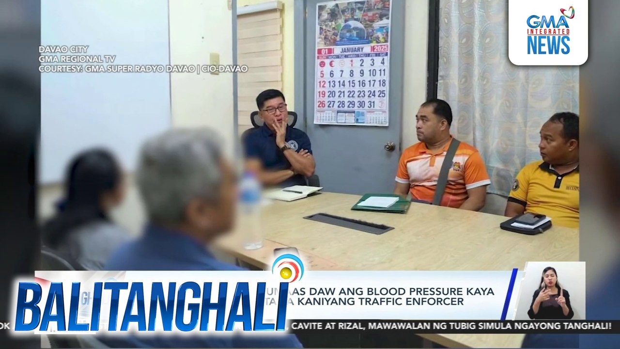 Nag-viral na driver, tumaas daw ang blood pressure kaya sinagasaan ang sumita sa kaniyang traffic enforcer | Balitanghali