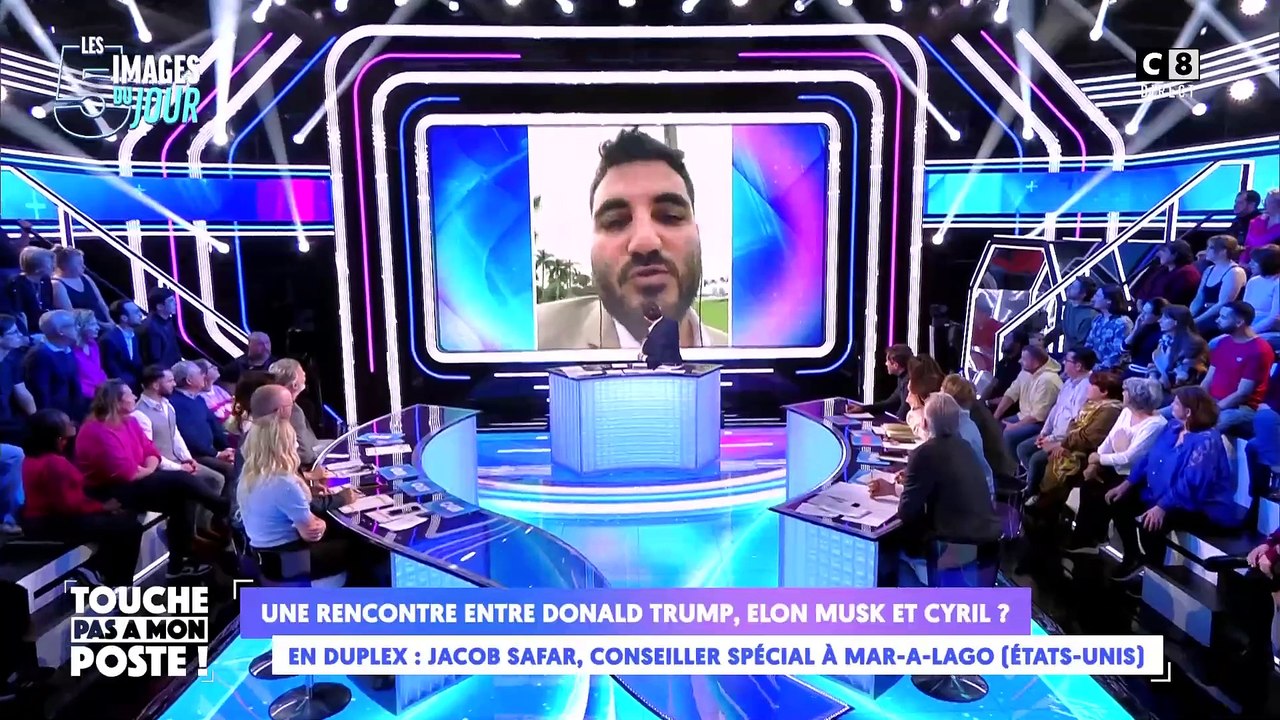 Accusé d'avoir payé 100.000 euros pour rencontrer Donald Trump et Elon Musk, Cyril Hanouna riposte avec un proche du futur Président depuis la Floride : "Cyril est au contraire invité d'honneur pour discuter de projets en Europe !"