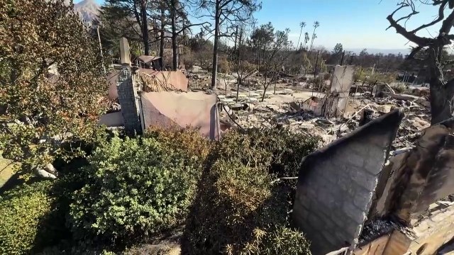 Los Ángeles enfrenta el peligro de nuevos incendios por fuertes vientos cálidos