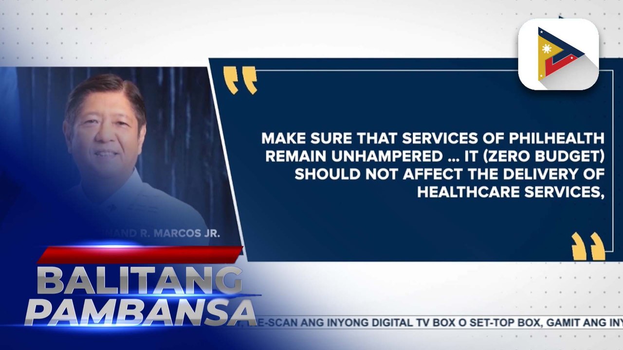 PBBM, pinatitiyak sa DOH at Philhealth ang mabilis at kumpletong health care services sa bawat Pilipino