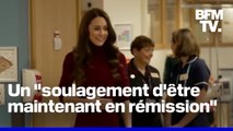 Kate Middleton annonce être en rémission