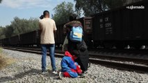 “Ya estamos aquí y vamos  a seguir”, asegura migrante rumbo a EU