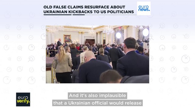 Old false claims resurface about Ukrainian kickbacks to US politicians