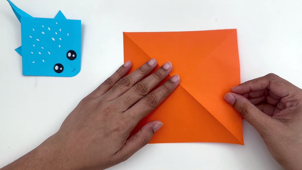 How To Make Easy Paper Stingray For Kids / Nursery Craft Ideas / Paper Craft Easy / KIDS crafts
