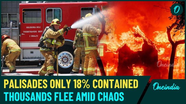 LA California Wildfires Day 8 Latest: Thousands Flee as Blaze Rages On, Palisades Only 18% Contained