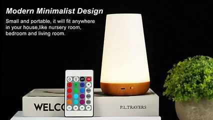 13-Color Changing Night Light with RGB Remote Control