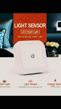 Light Sensor Led Night Light Smart Night Lamp With Automatic Sensor Energy-efficient Night Light For Bedroom, Living Room, And Bathroom, Ideal For Decor (white Light)