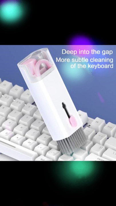 7 In 1 Kit Scalable Keyboard Cleaner Brush Multifunctional Cleaning Kit Earphone Cleaning Pen Cleaner Keyboard Cleaning Kit(random Color)