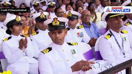 दुश्मनों की उड़ गई नींद, 3 खतरनाक युद्धपोत को PM मोदी ने किया देश को समर्पित