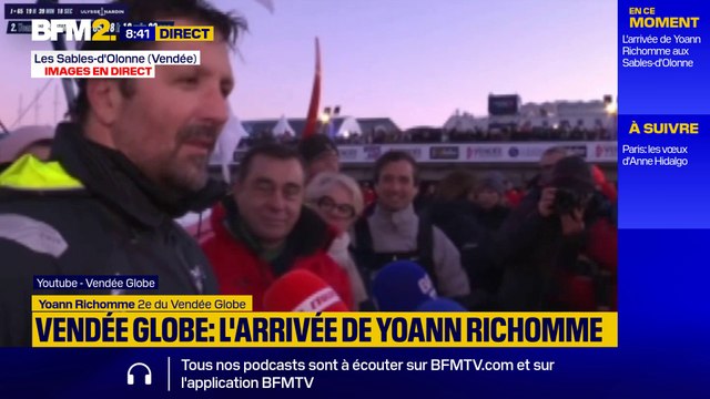Vendée Globe: Pour moi ça s'est joué dans la descente de l'Atlantique , affirme Yoann Richomme (2e du Vendée Globe)