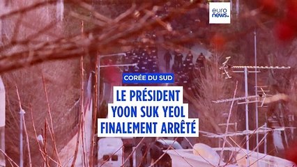 Corée du Sud : le président Yoon Suk Yeol a finalement été arrêté
