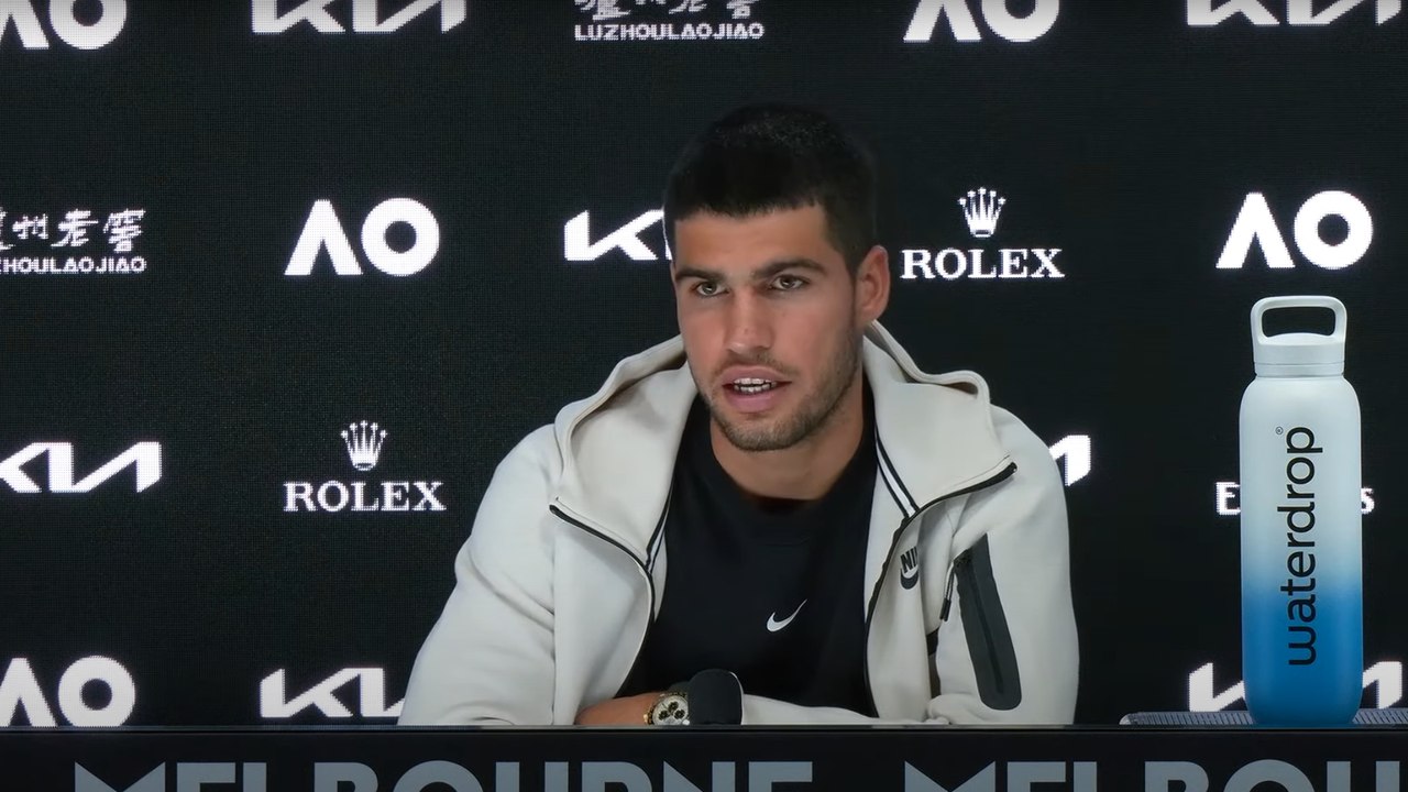 Tennis - Australian Open 2025 - Carlos Alcaraz : "Joao Fonseca is someone I must be careful with. I have to watch him"