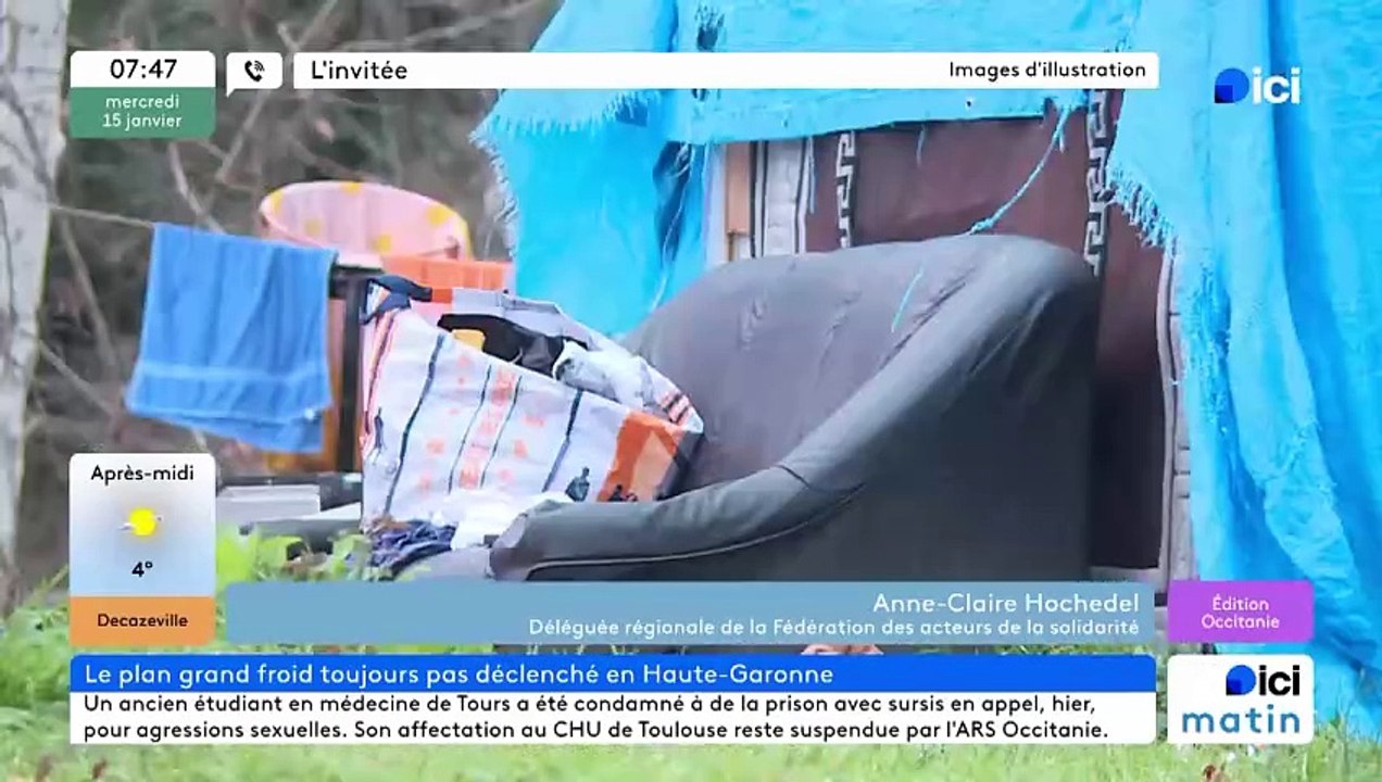 Les acteurs sociaux demandent plus d'hébergements d'urgence à Toulouse